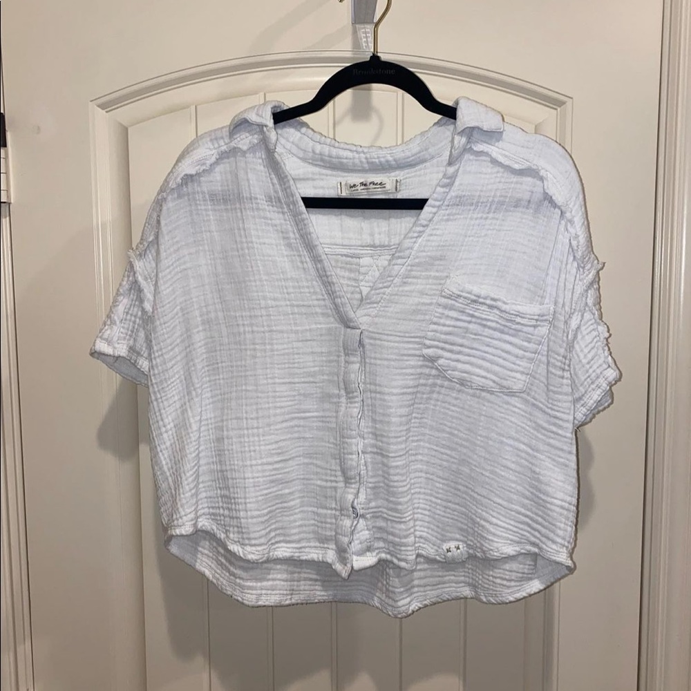 Free People White Top